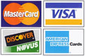 We accept all major credit cards - David Yowell Construction
